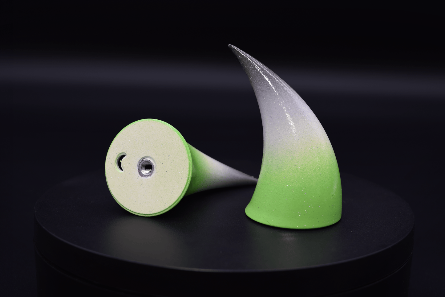 Agender Pride Incubus Horns - Glitter - Haus of Brimstone -