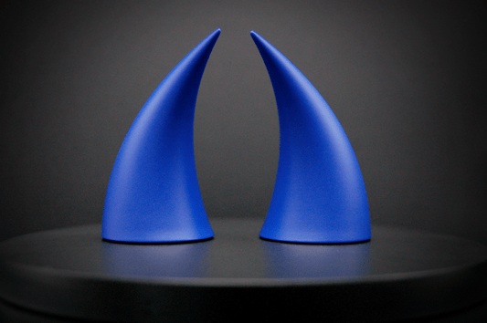 Babylon Blue Incubus Horns - Matte - Haus of Brimstone -