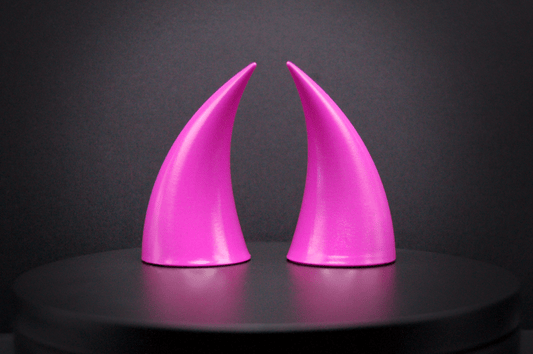 Barbed Pink Incubus Horns - Gloss - Haus of Brimstone -