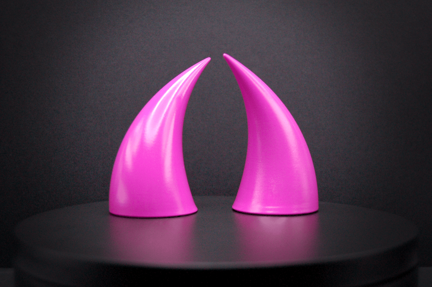 Barbed Pink Incubus Horns - Gloss - Haus of Brimstone -