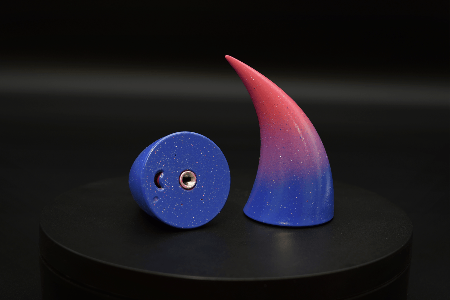 Bisexual Pride Incubus Horns - Glitter - Haus of Brimstone -