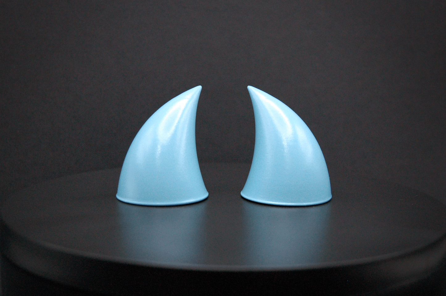 Ghost Blue Imp Horns - Gloss - Haus of Brimstone -
