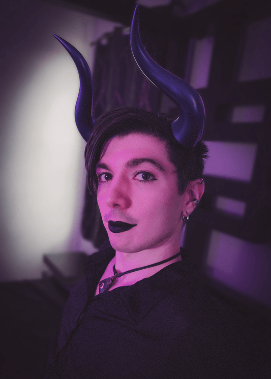 Elixir Violet Succubus Horns - Metallic - Haus of Brimstone -