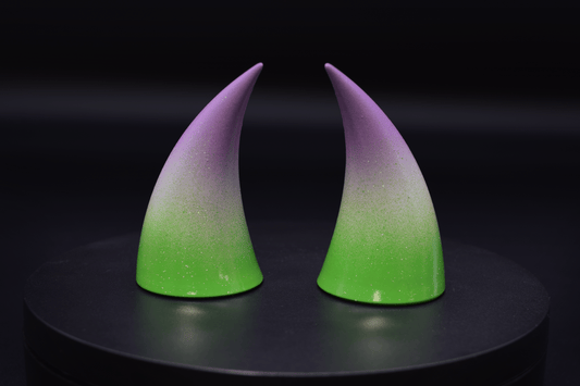Genderqueer Pride Incubus Horns - Glitter - Haus of Brimstone -