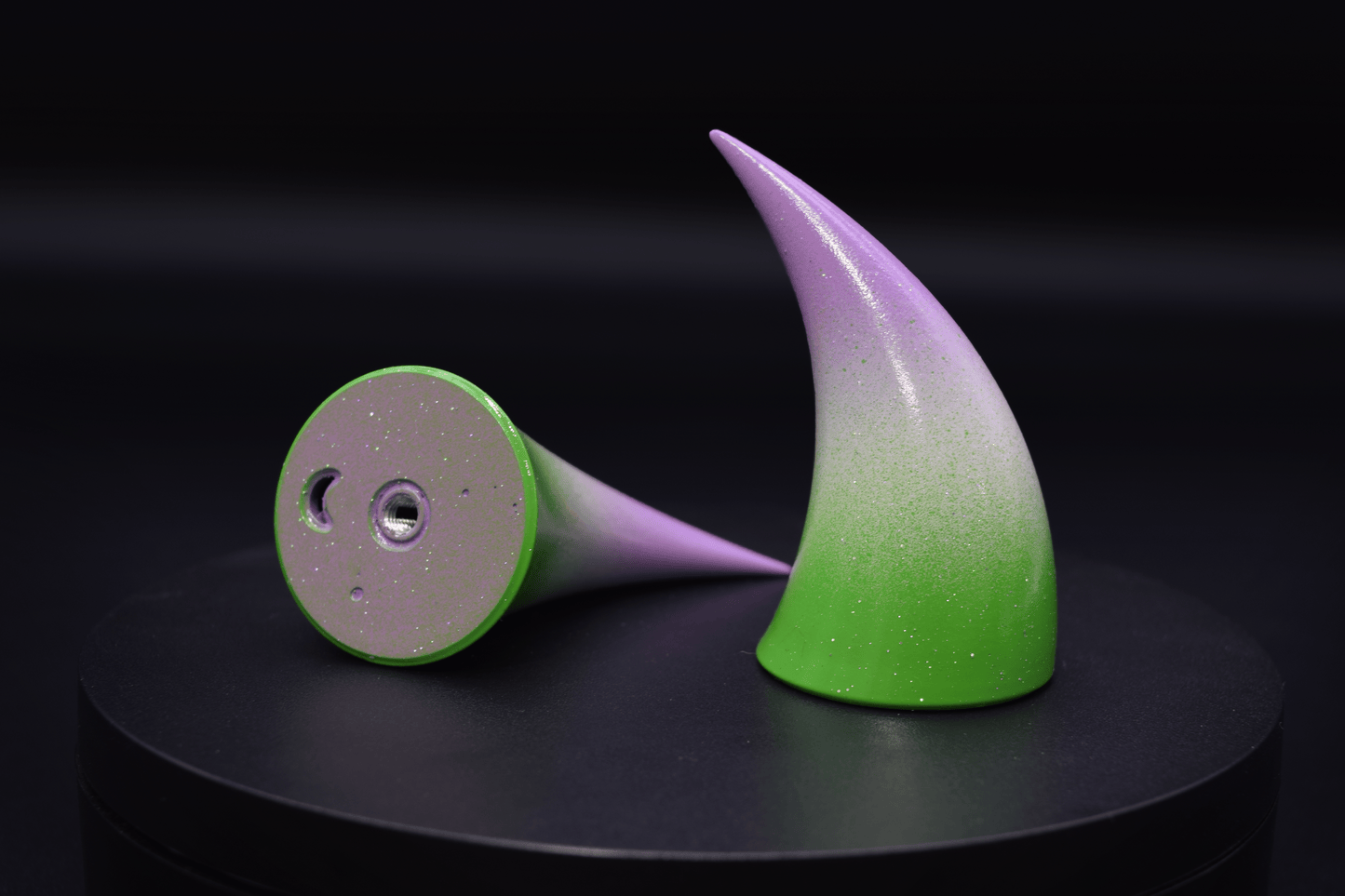 Genderqueer Pride Incubus Horns - Glitter - Haus of Brimstone -