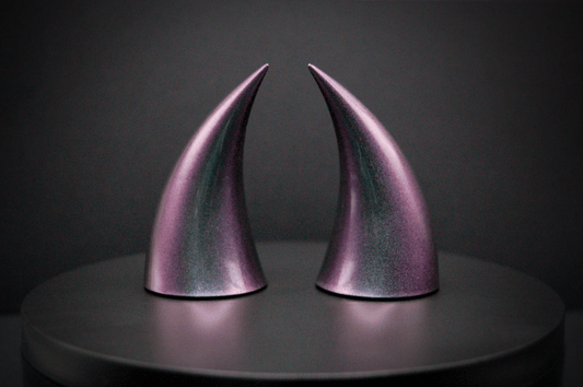 Mystic Violet Incubus Horns - Metallic - Haus of Brimstone -