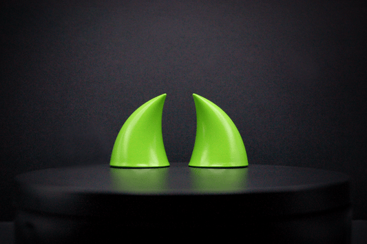 Poison Green Imp Horns - Gloss - Haus of Brimstone -