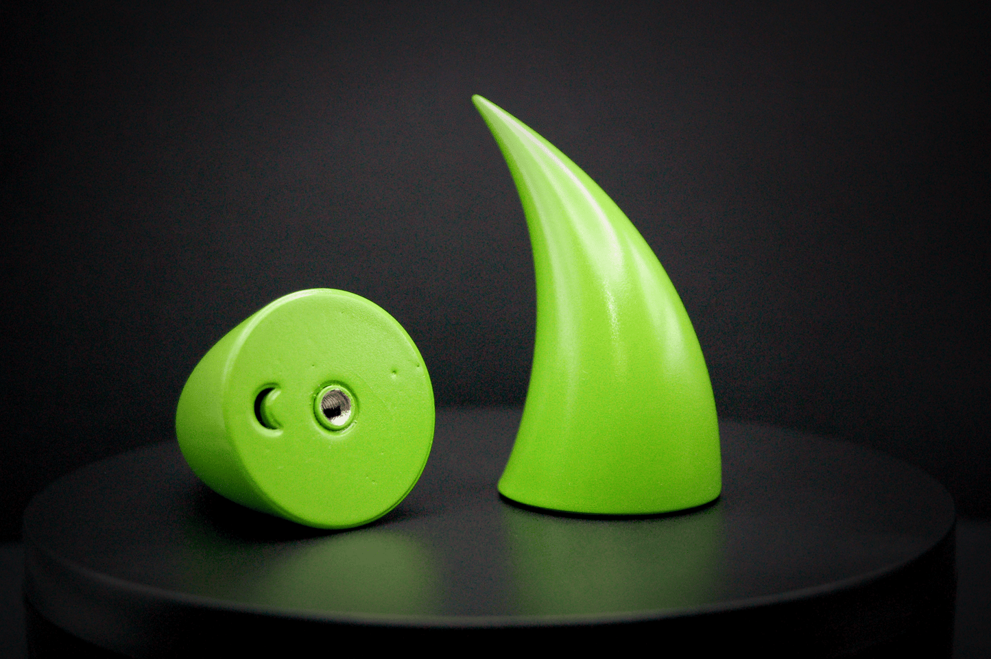 Poison Green Incubus Horns - Gloss - Haus of Brimstone -