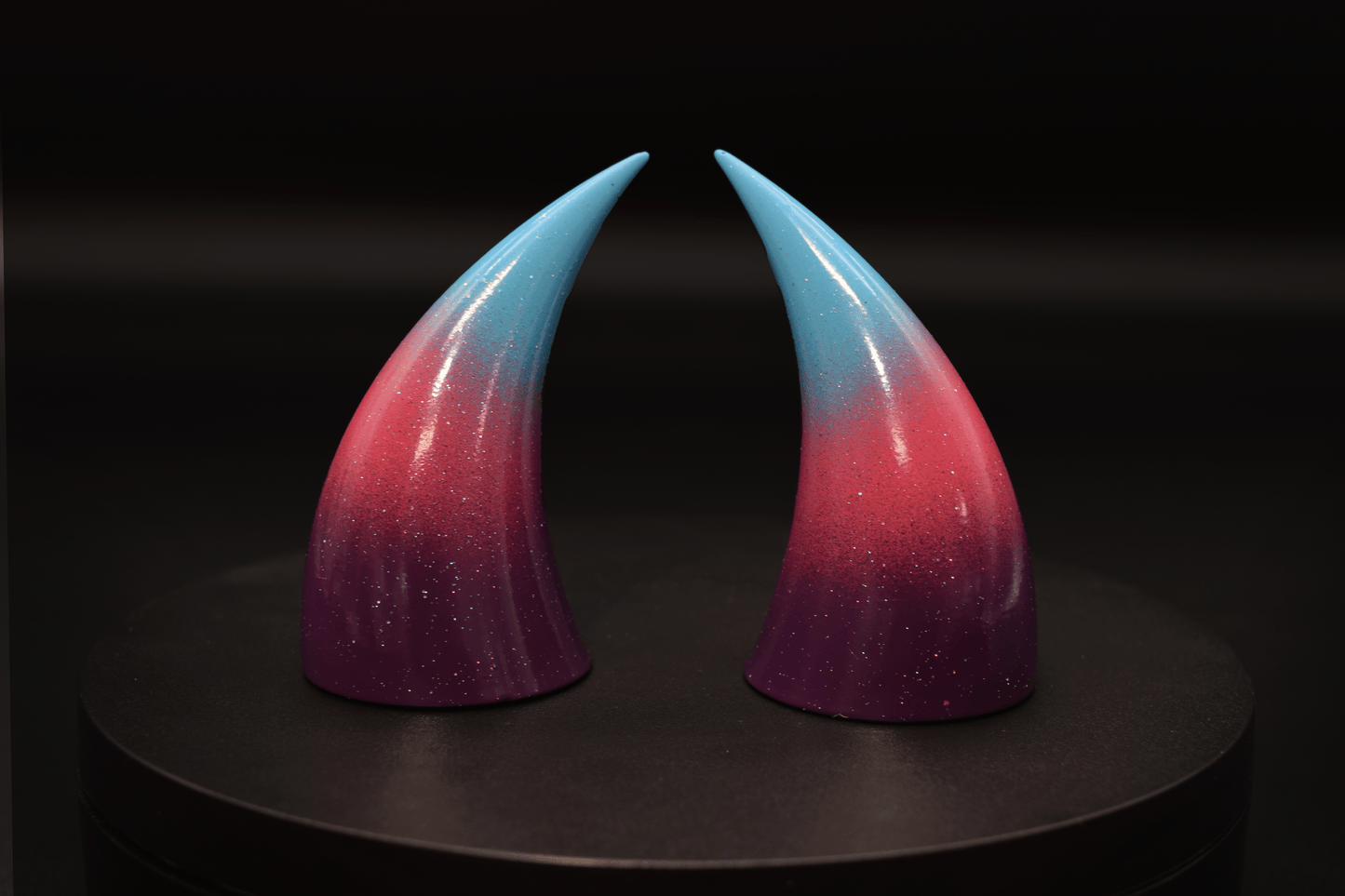 Polyam Pride Incubus Horns - Glitter - Haus of Brimstone -