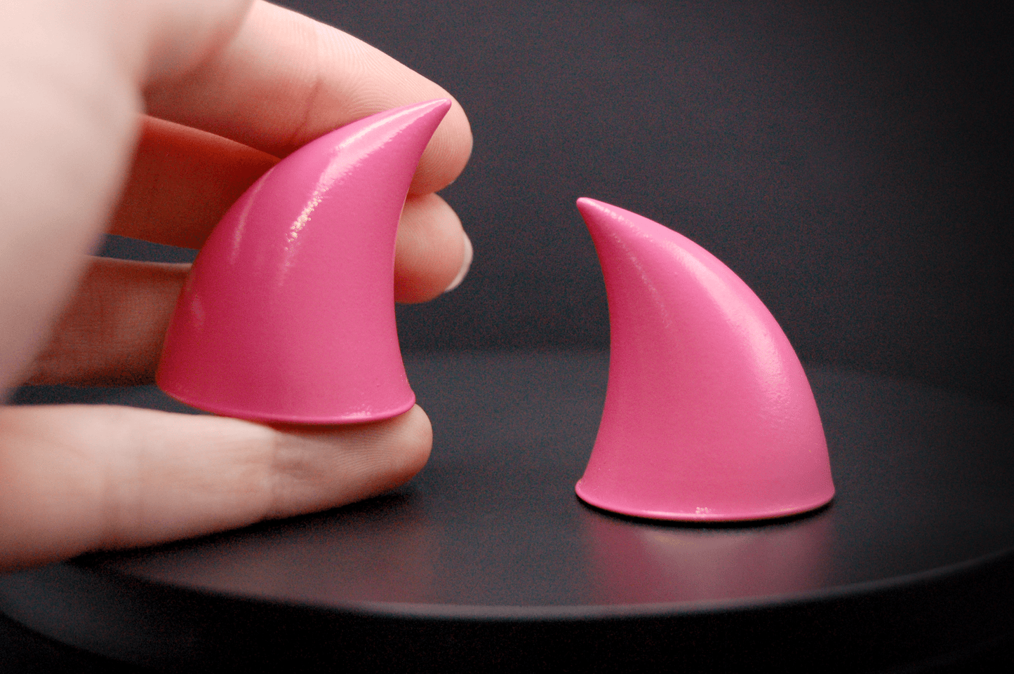Rogue Pink Imp Horns - Gloss - Haus of Brimstone -