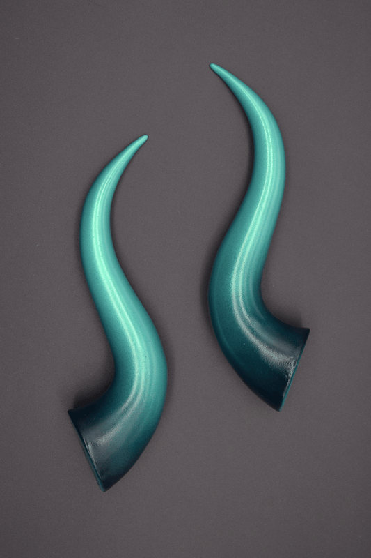 Scylla Ombré Succubus Horns - Iridescent - Haus of Brimstone -