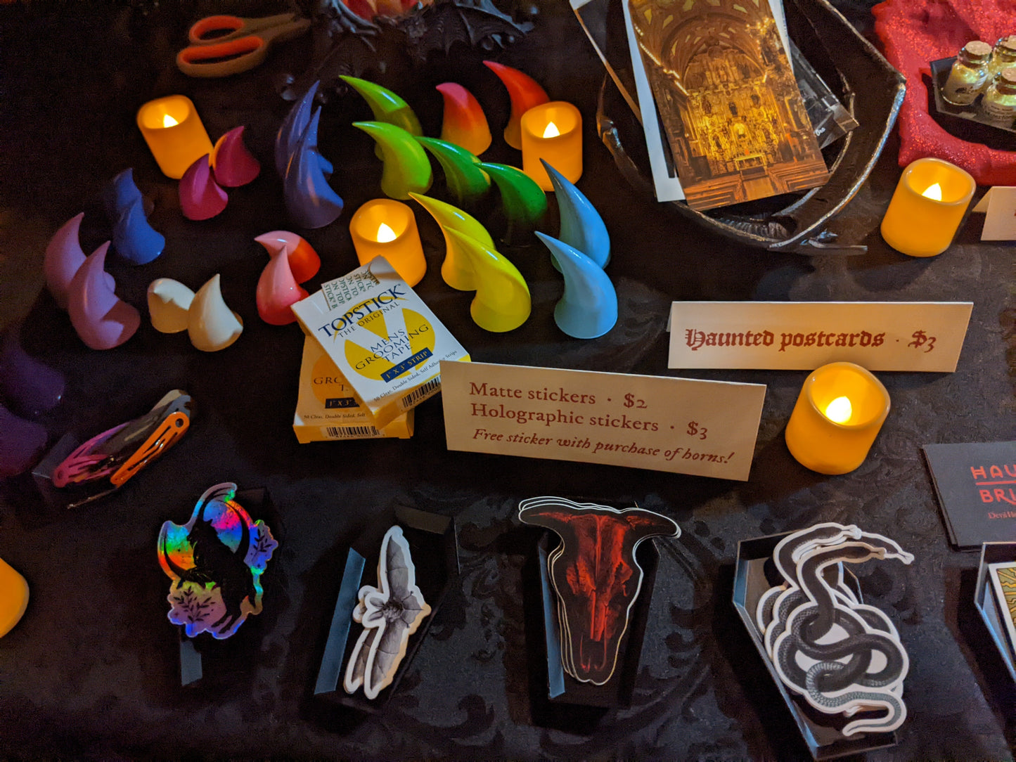 Matte Vinyl Sticker - Haus of Brimstone -