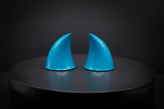 Circe Blue Imp Horns - Gloss - Haus of Brimstone -