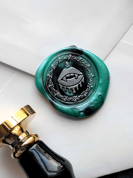 Bloody Fangs Wax Seal Stamp - Haus of Brimstone -