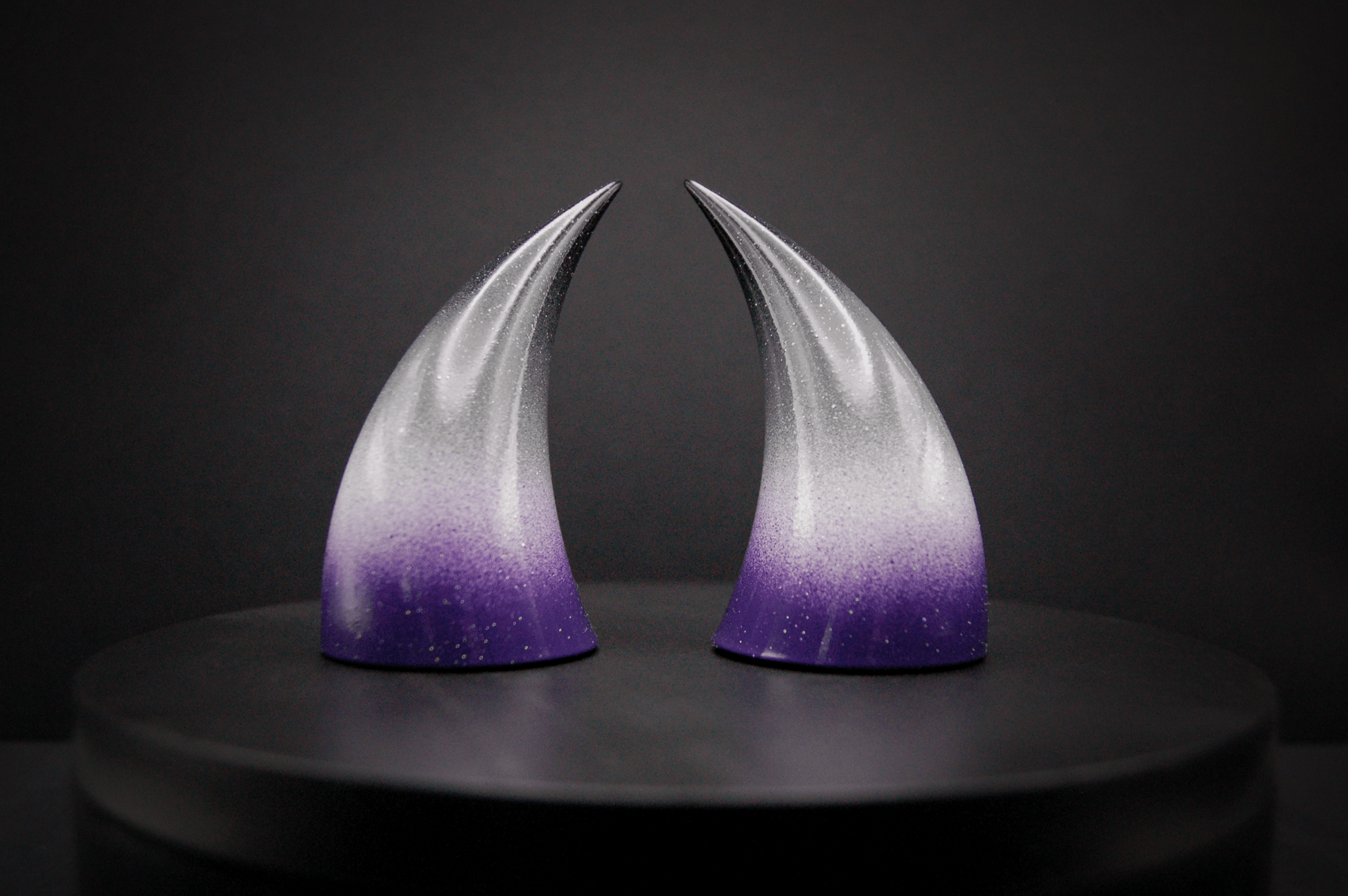 Ace Pride Incubus Horns - Glitter - Haus of Brimstone - 