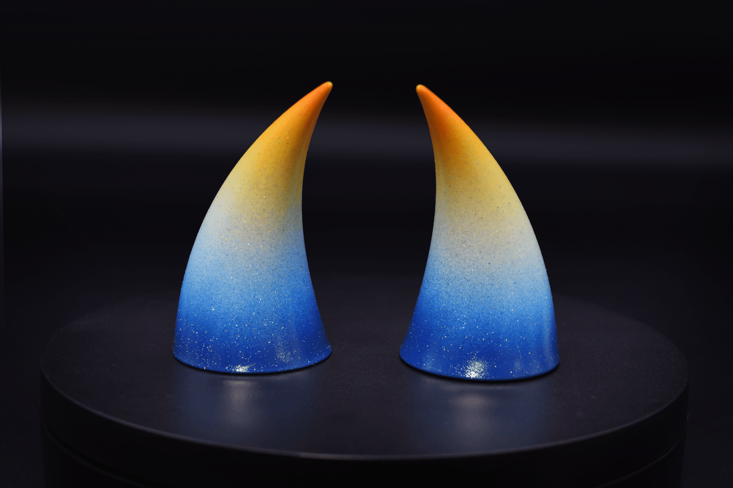 AroAce Pride Incubus Horns - Glitter - Haus of Brimstone - 