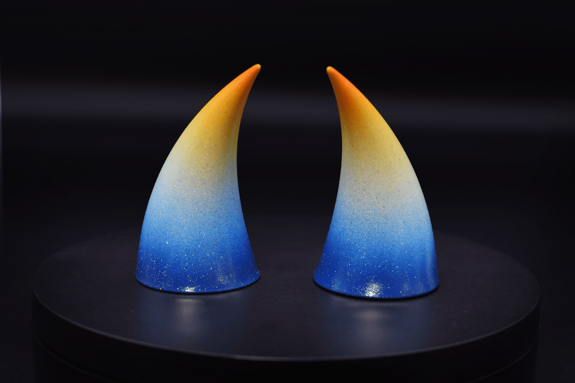 AroAce Pride Incubus Horns - Glitter - Haus of Brimstone - 