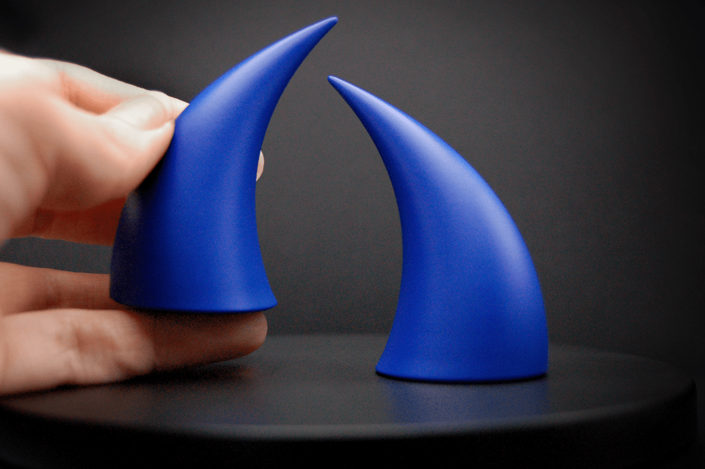 Babylon Blue Incubus Horns - Matte - Haus of Brimstone - 