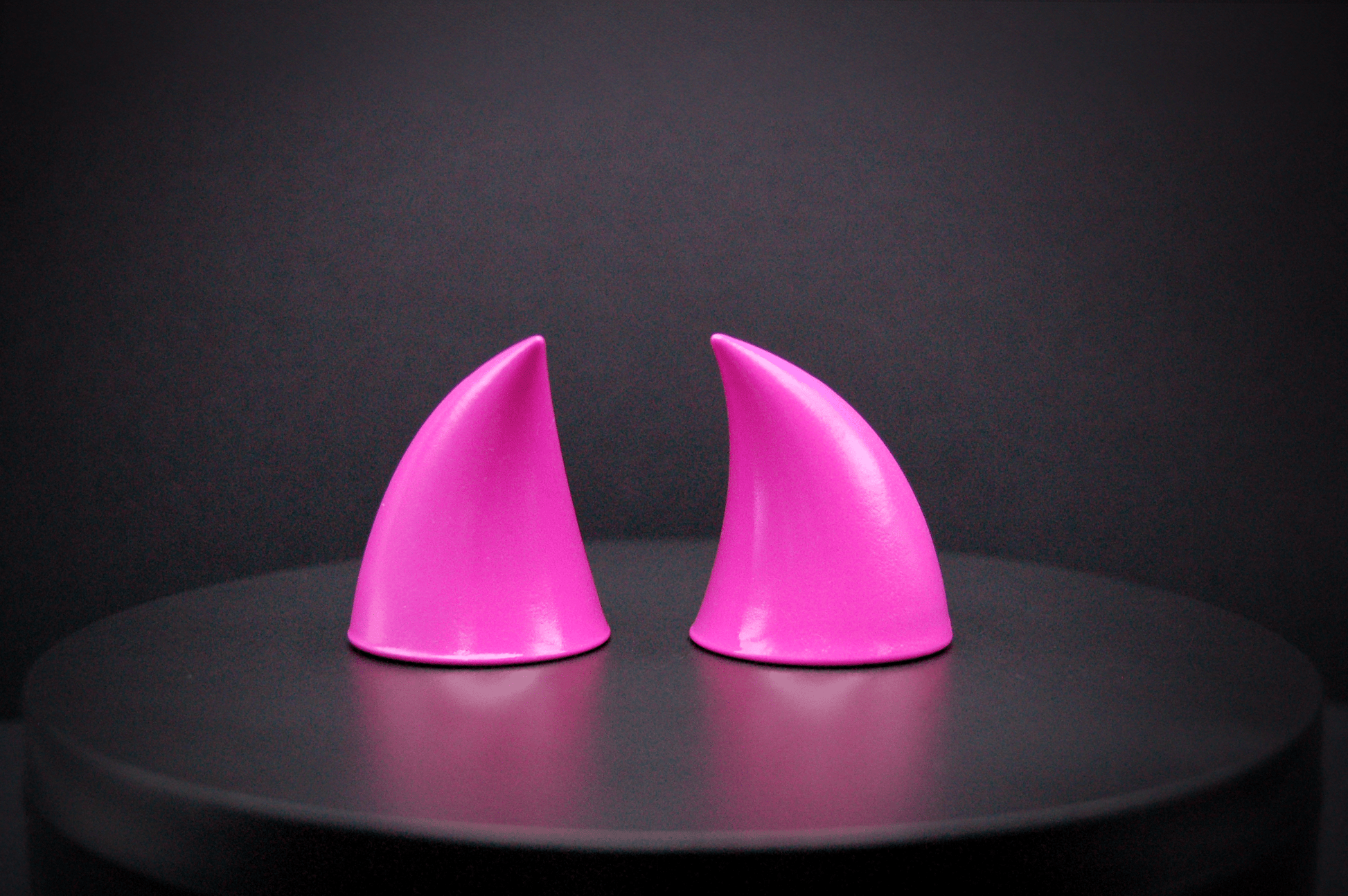 Barbed Pink Imp Horns - Gloss - Haus of Brimstone - 