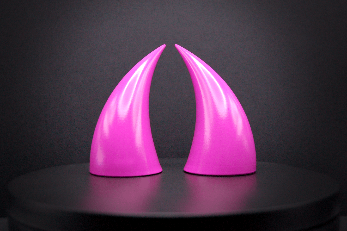 Barbed Pink Incubus Horns - Gloss - Haus of Brimstone - 