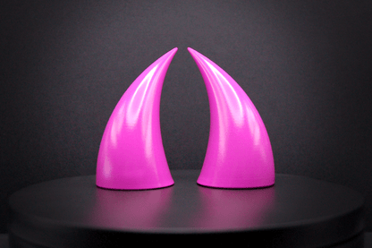 Barbed Pink Incubus Horns - Gloss - Haus of Brimstone - 