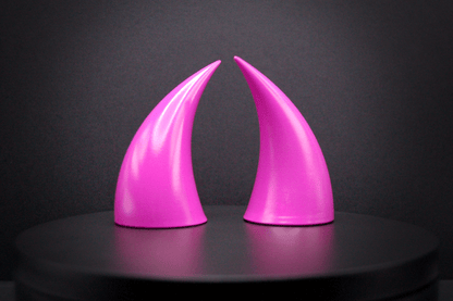 Barbed Pink Incubus Horns - Gloss - Haus of Brimstone - 