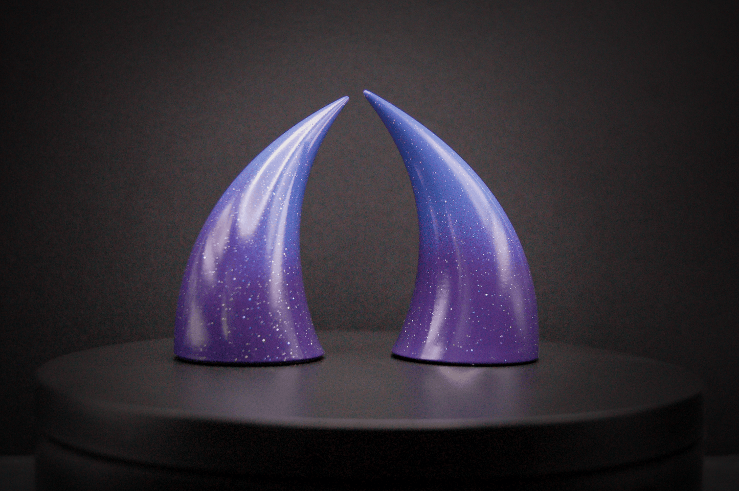 Celestial Ombré Incubus Horns - Rainbow Glitter - Haus of Brimstone - 