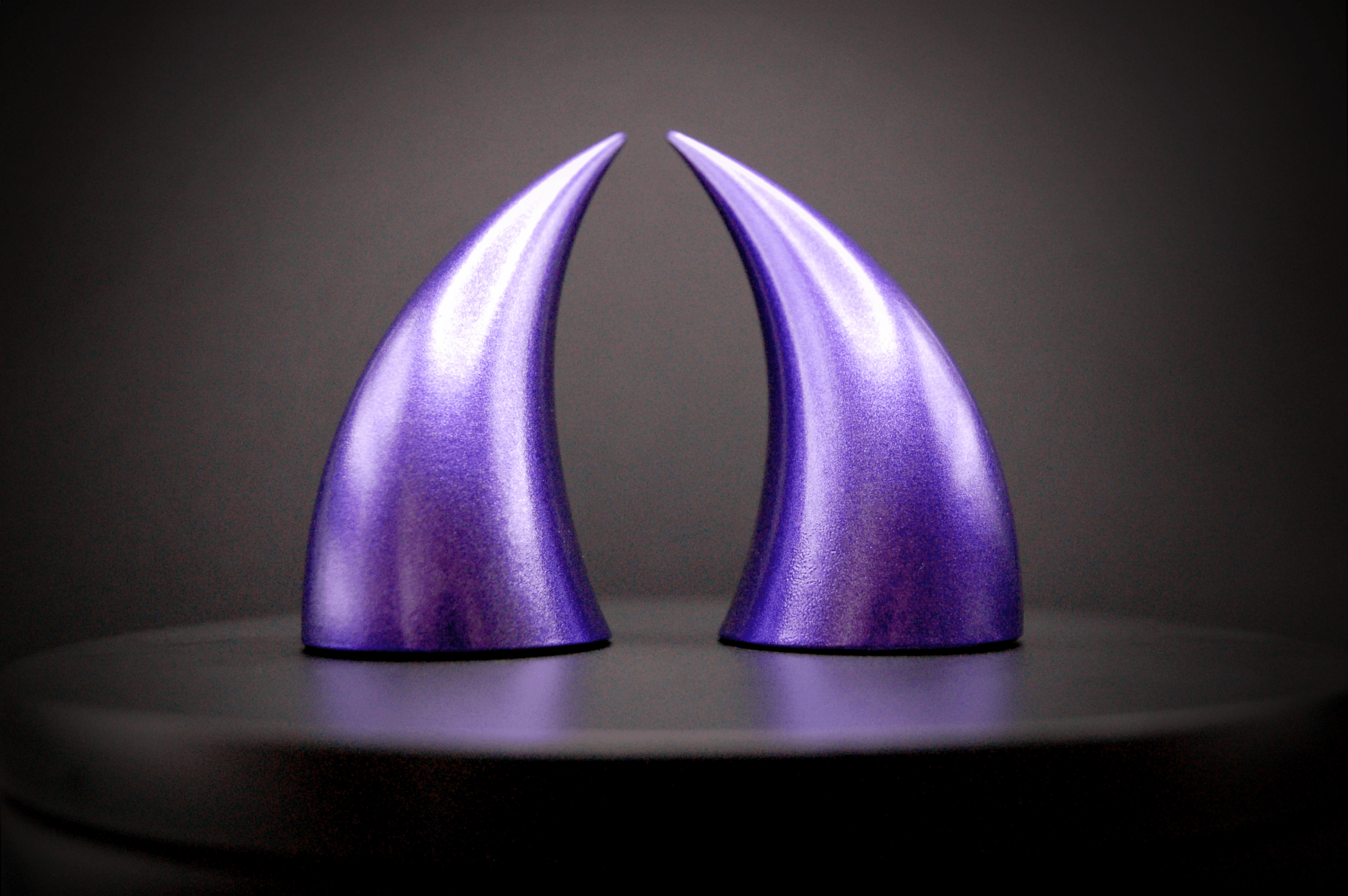 Elixir Violet Incubus Horns - Metallic - Haus of Brimstone - 