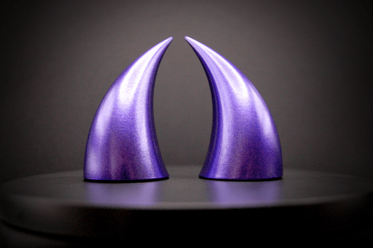 Elixir Violet Incubus Horns - Metallic - Haus of Brimstone - 