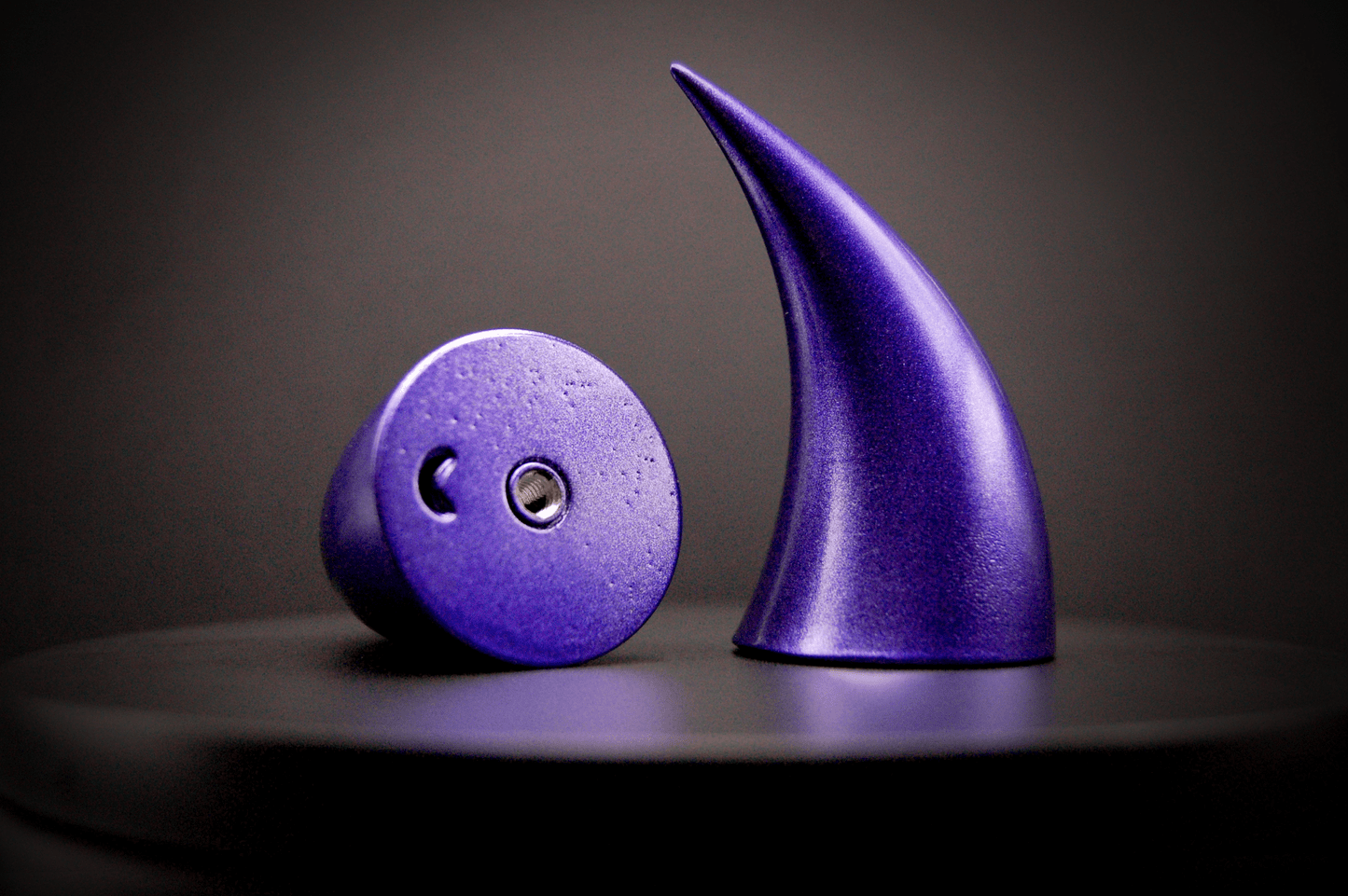 Elixir Violet Incubus Horns - Metallic - Haus of Brimstone - 