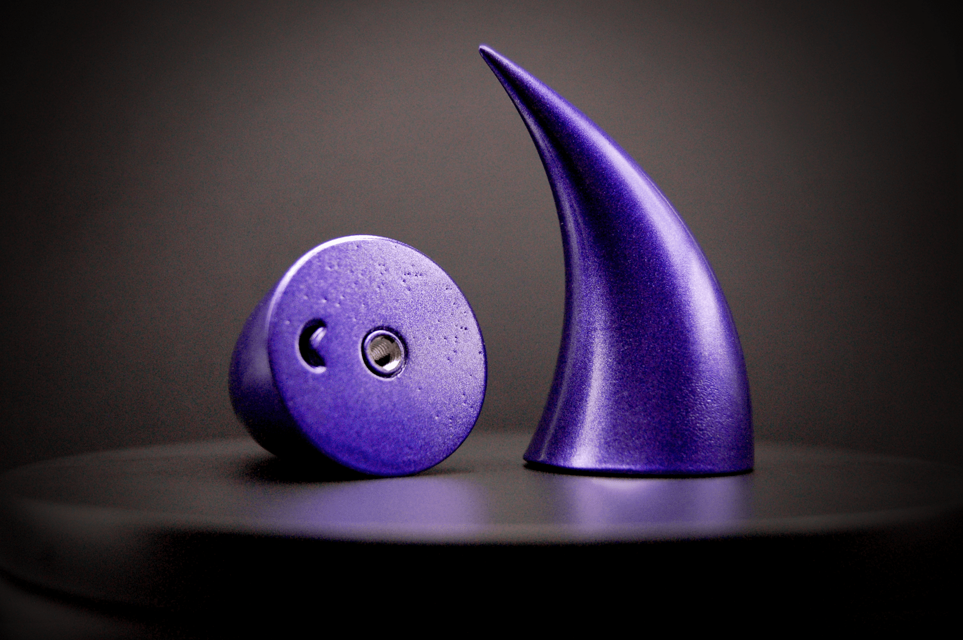 Elixir Violet Incubus Horns - Metallic - Haus of Brimstone - 