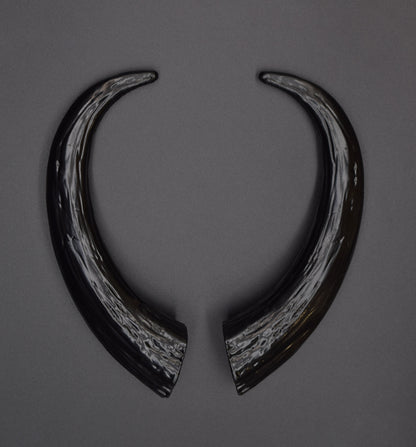 Black Azazel Horns - Gloss - Haus of Brimstone - 