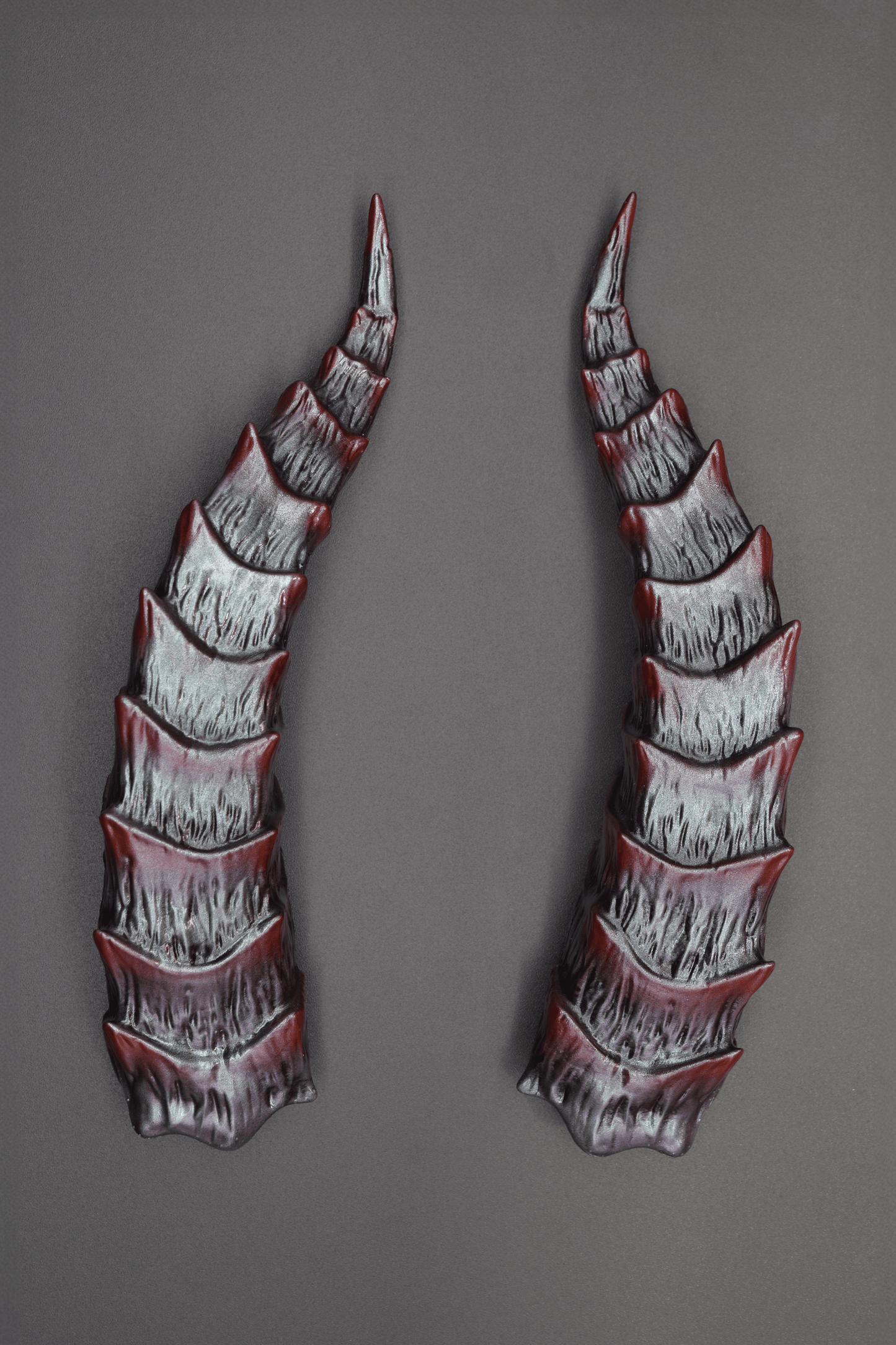 [MADE-TO-ORDER] Hades Violet Tiefling Horns - Iridescent - Haus of Brimstone - 