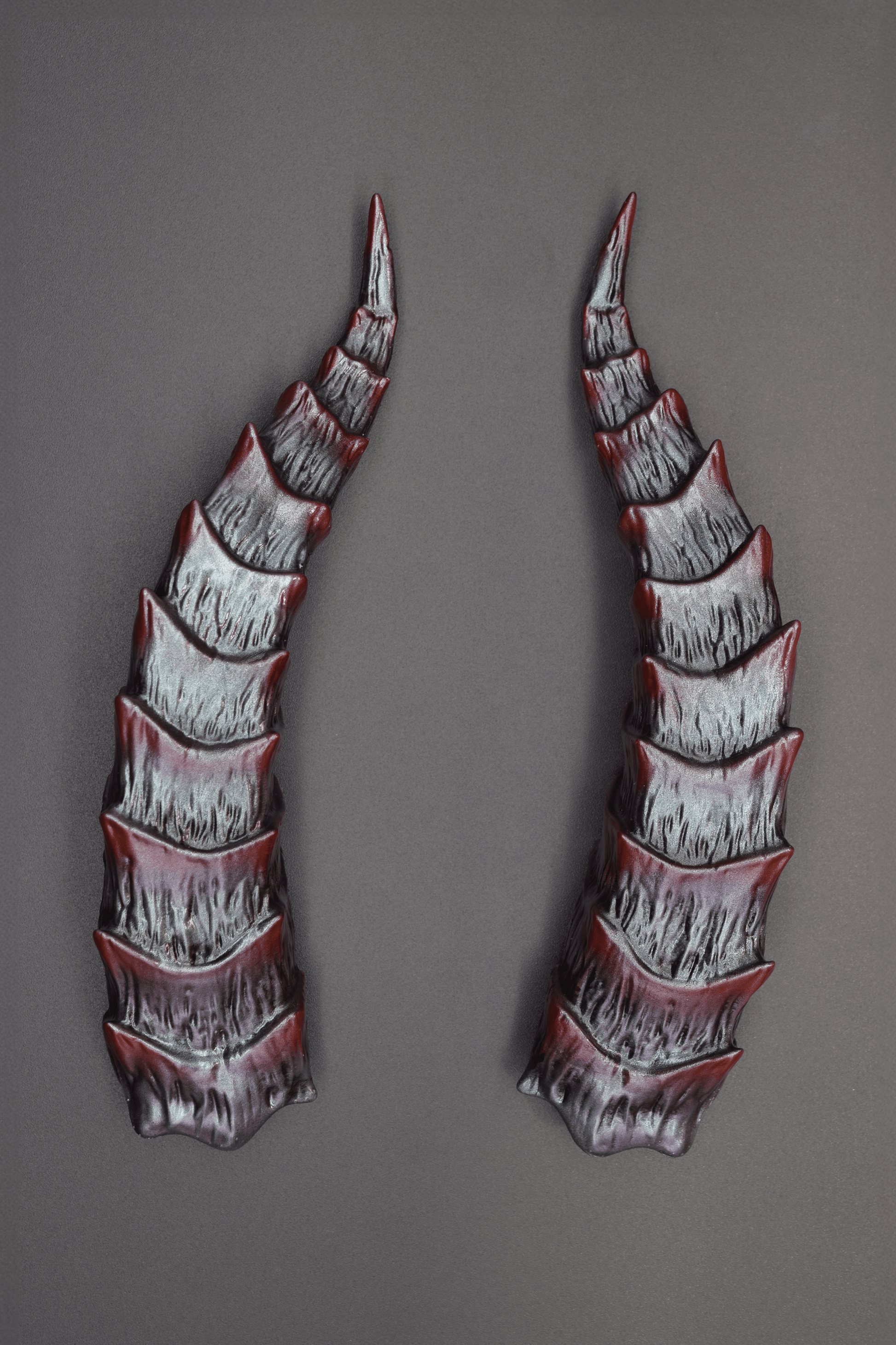 [MADE-TO-ORDER] Hades Violet Tiefling Horns - Iridescent - Haus of Brimstone - 