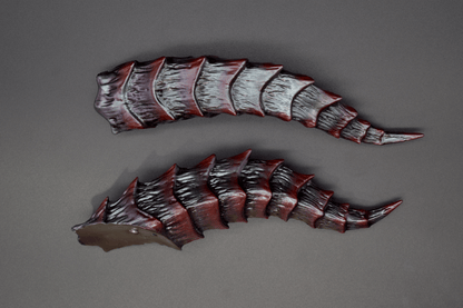 [MADE-TO-ORDER] Hades Violet Tiefling Horns - Iridescent - Haus of Brimstone - 