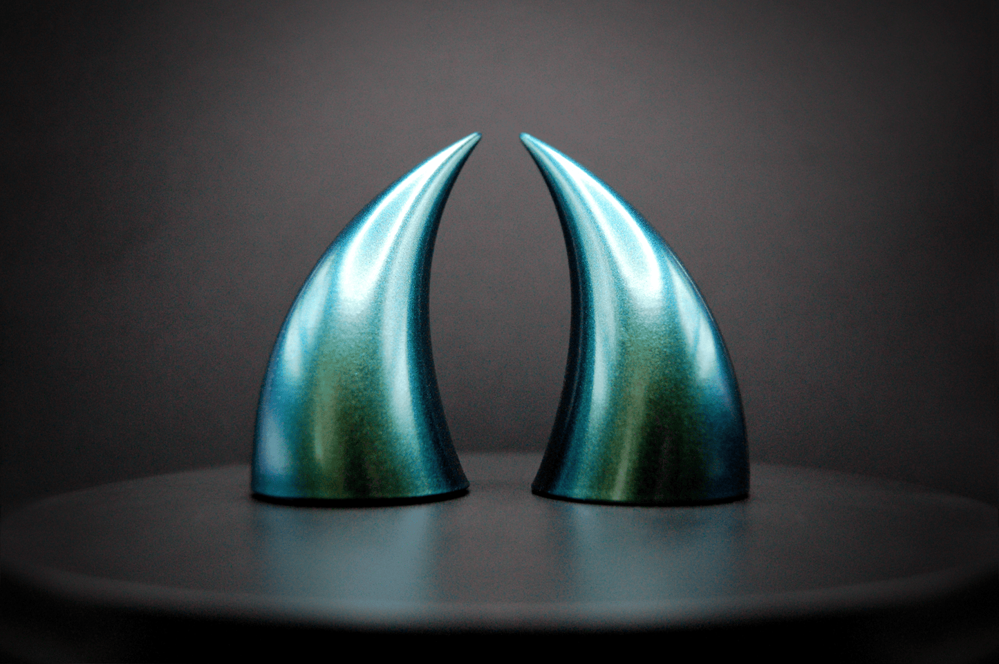 Kelpie Turquoise Incubus Horns - Metallic - Haus of Brimstone - 