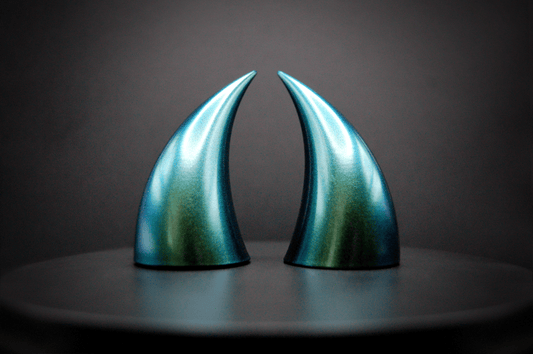 Kelpie Turquoise Incubus Horns - Metallic - Haus of Brimstone - 