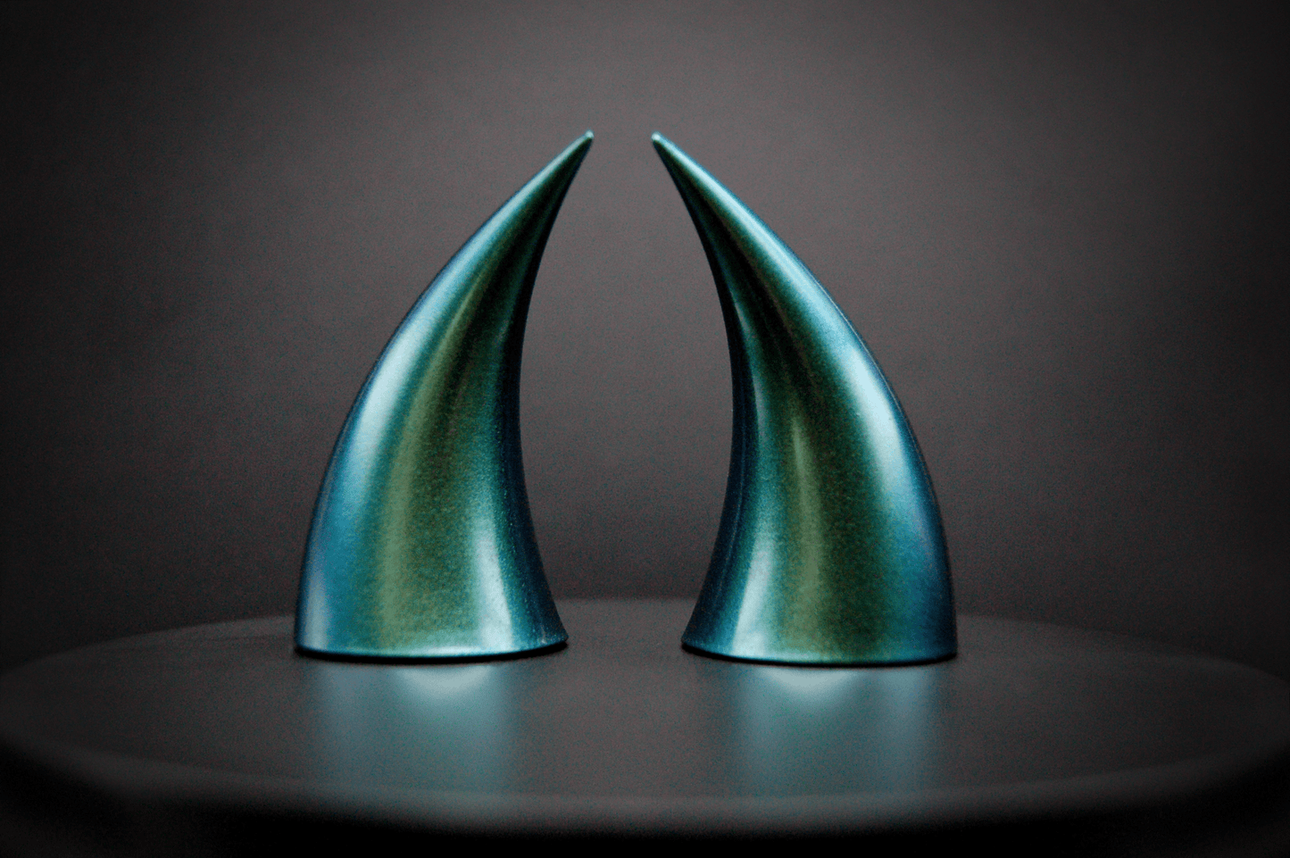 Kelpie Turquoise Incubus Horns - Metallic - Haus of Brimstone - 