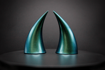 Kelpie Turquoise Incubus Horns - Metallic - Haus of Brimstone - 