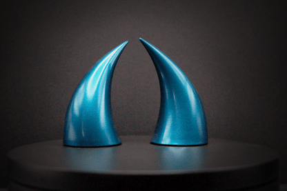 Liminal Blue Incubus Horns - Metallic - Haus of Brimstone - 