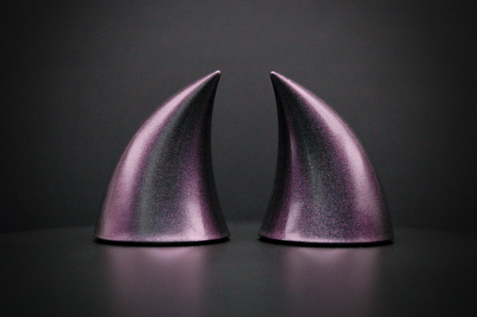 Mystic Violet Imp Horns - Metallic - Haus of Brimstone -