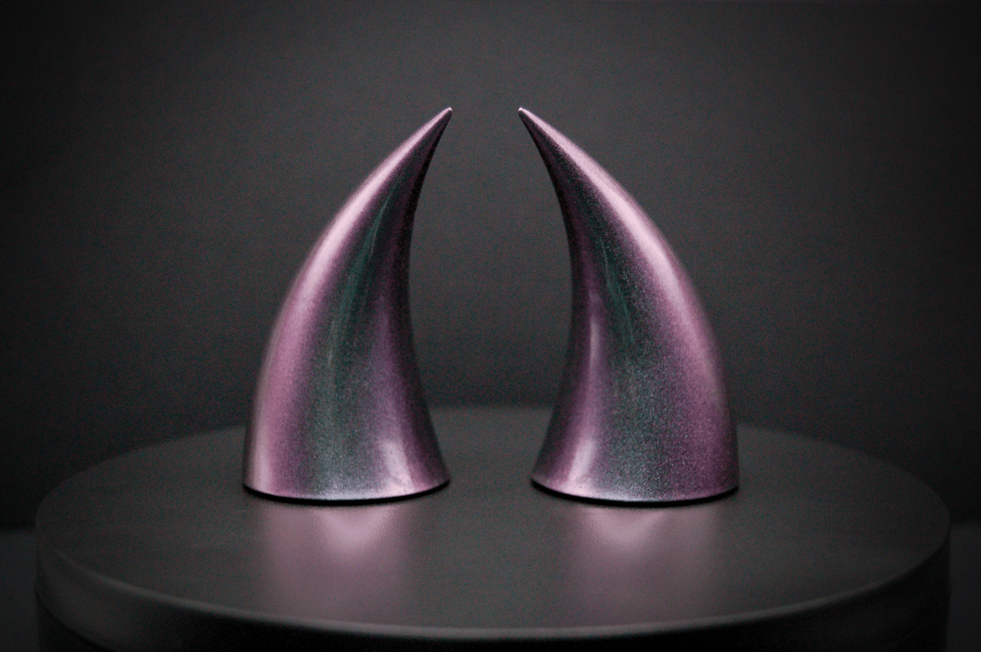 Mystic Violet Incubus Horns - Metallic - Haus of Brimstone - 