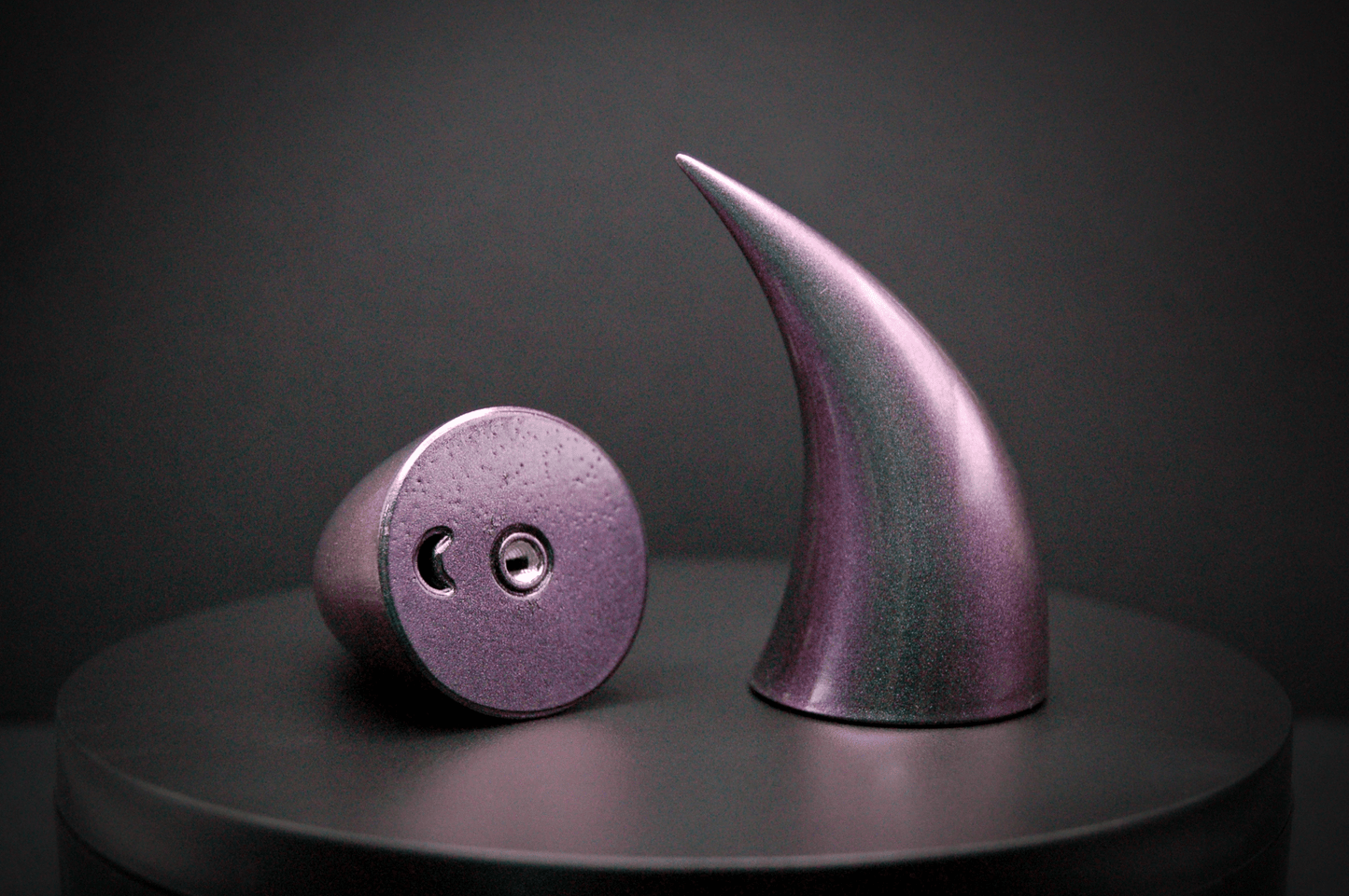 Mystic Violet Incubus Horns - Metallic - Haus of Brimstone - 