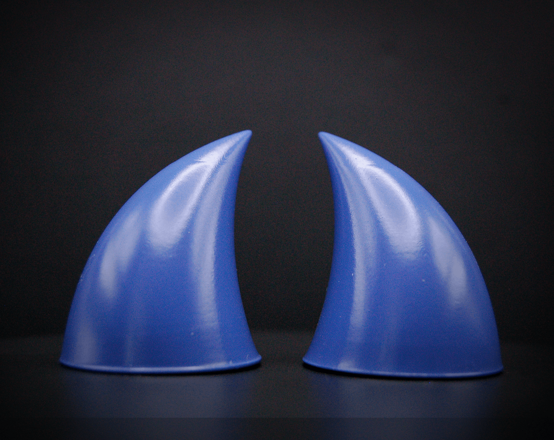 Neptune Blue Imp Horns - Gloss - Haus of Brimstone - 