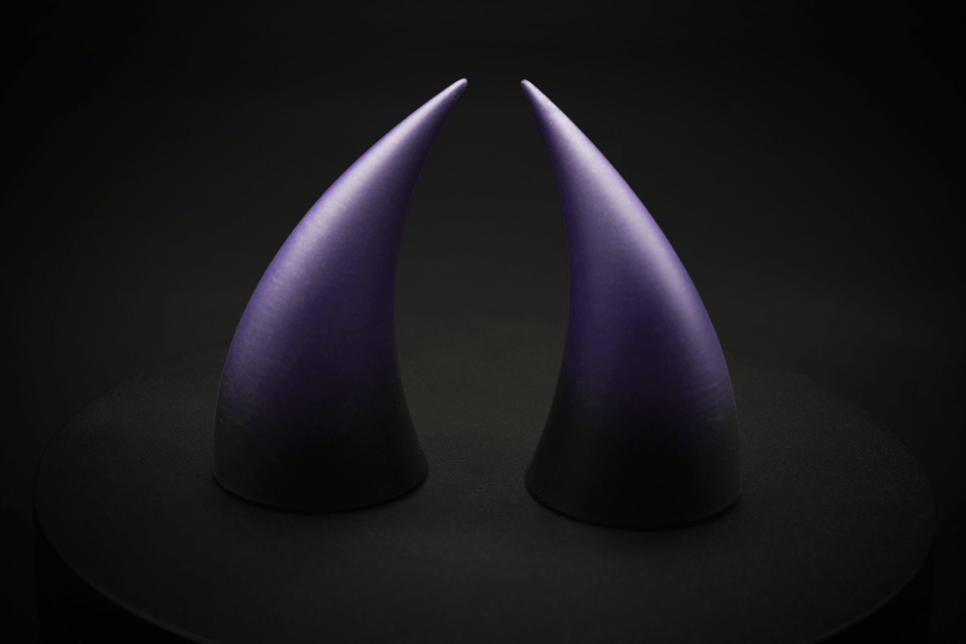 Nightshade Ombré Incubus Horns - Matte - Haus of Brimstone - 