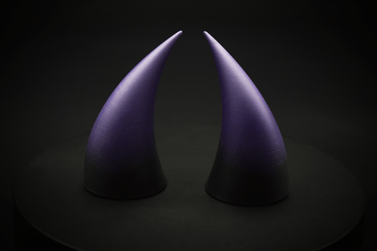 Nightshade Ombré Incubus Horns - Matte - Haus of Brimstone - 