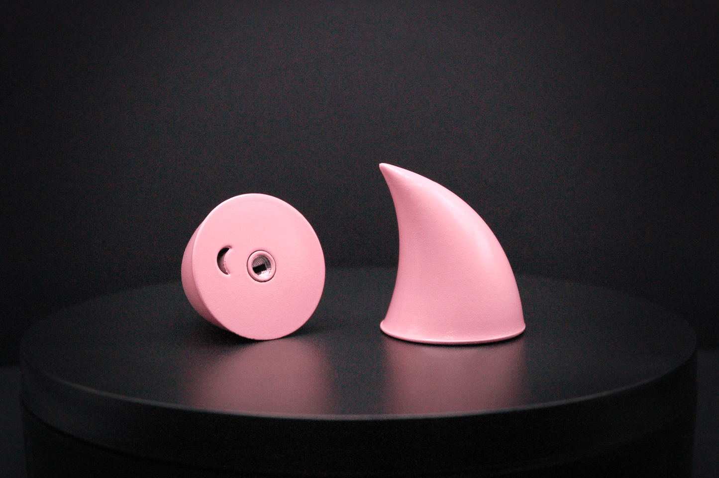 Sugar Pink Imp Horns - Gloss - Haus of Brimstone - 