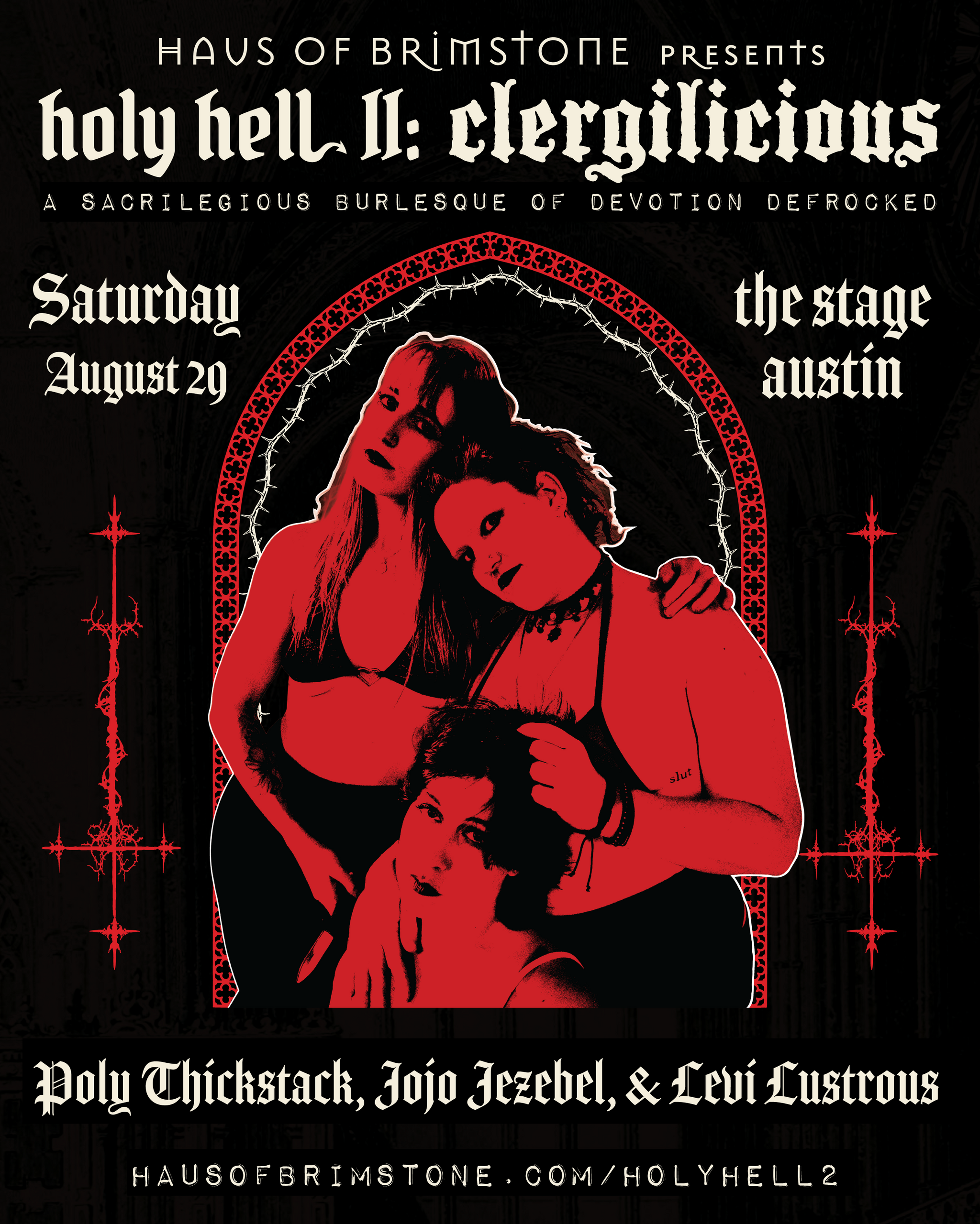 Poly Thickstack, Jojo Jezebel, & Levi Lustrous Clergilicious