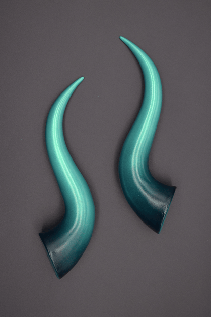 Scylla Ombré Succubus Horns - Iridescent - Haus of Brimstone - 