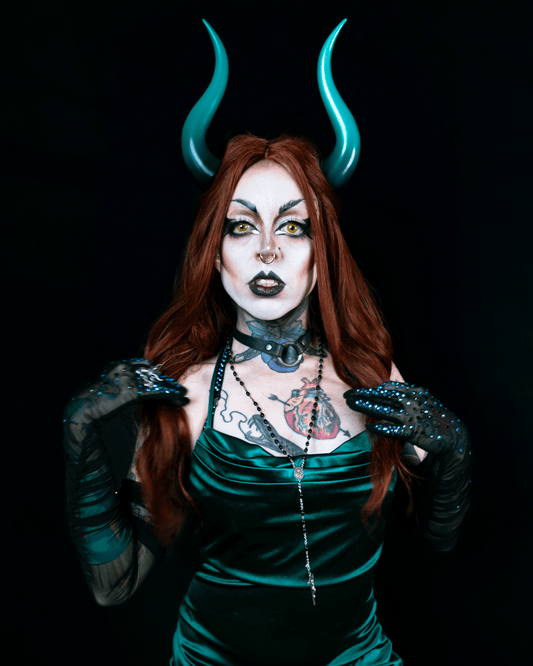 Scylla Ombré Succubus Horns - Iridescent - Haus of Brimstone - 